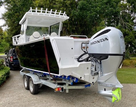 250HP Honda outboard on 7.5m Alloy