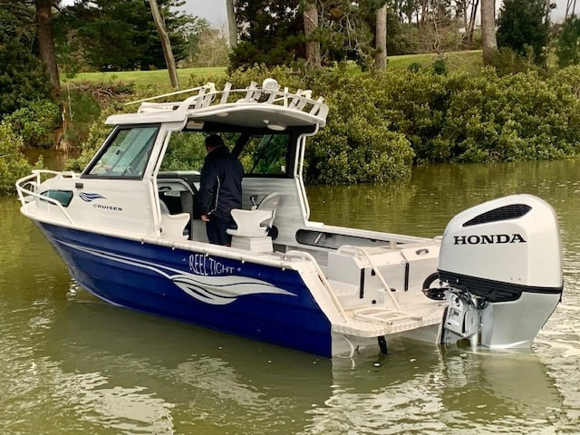 175HP Honda Outboard on a 650 McLay